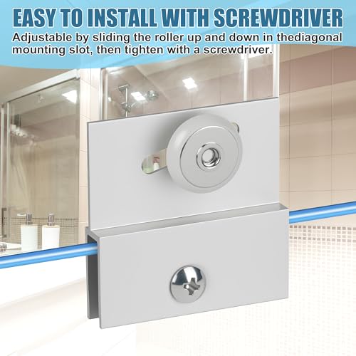 4 Pcs Shower Door Rollers,M 6054 Sliding Glass Door - Image 5