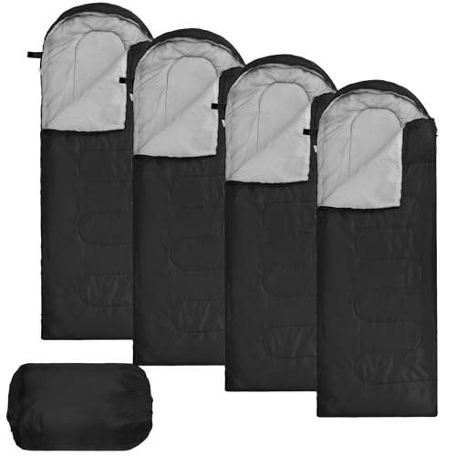4 Pack 0 Degree Sleeping Bags for Adults - Image 2