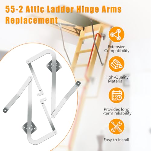 55-2 Attic Ladder Hinge Arms Replacement for Werner Mk5, WU2210 - Image 5