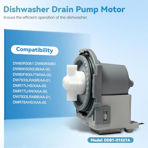 DD81-01527A Dishwasher Drain Pump OEM Replacement Parts - Image 4