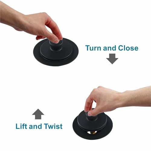 Matte Black Tub Drain and Overflow Kit, Bathtub Drain Kit - Image 5