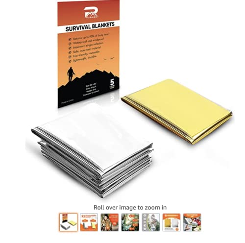 Survival Blankets - Waterproof & Windproof Emergency Cover - Image 3