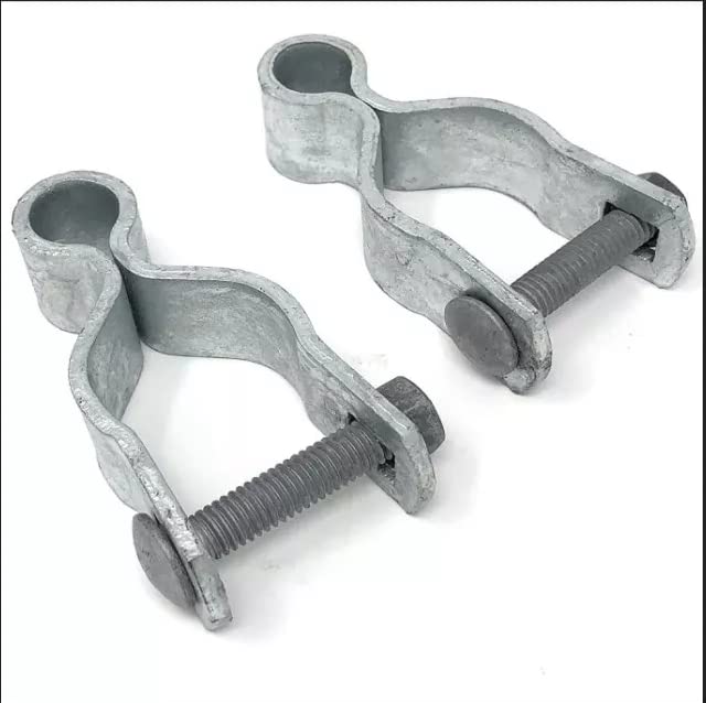 2 Pack Chain Link Fence Frame Gate Post Female Hinge - Image 5