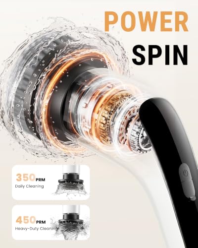 Electric Spin Scrubber, 44 in-lbs High Torque Shower - Image 7