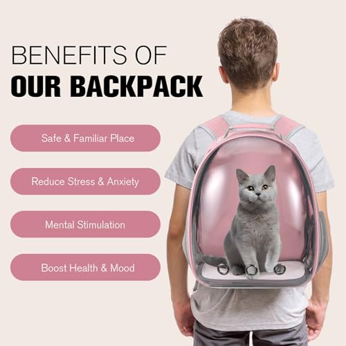 Cat Carrier Backpack, Pet Carrier Backpack Front Pack | Pet Essentials - Image 4