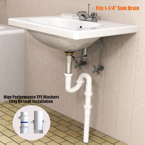 Bathroom Sink Drain Kit,for Most 1-1/4” Bathroom & Kitchen - Image 7