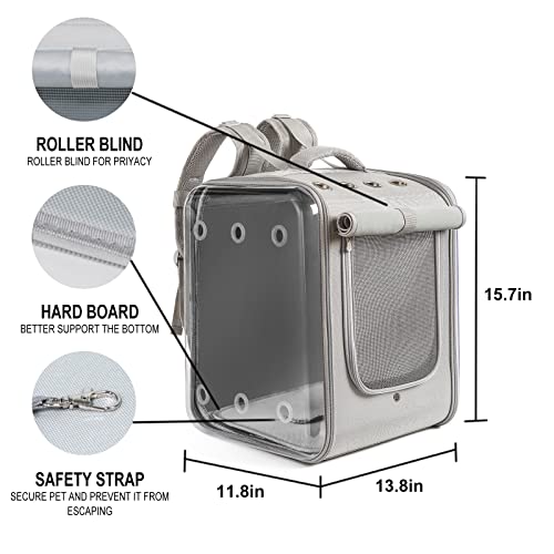 Cat Backpack Carrier Large Pet Backpack Carrier, 17lbs - Image 7