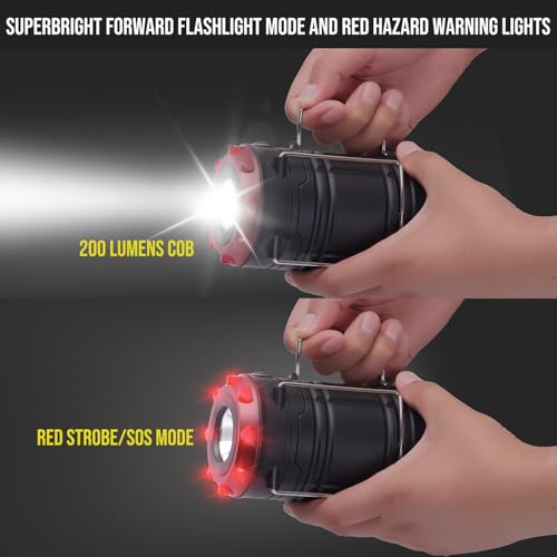 Lichamp 4 Pack Lantern Camping Essentials Lights | Travel Essentials - Image 4