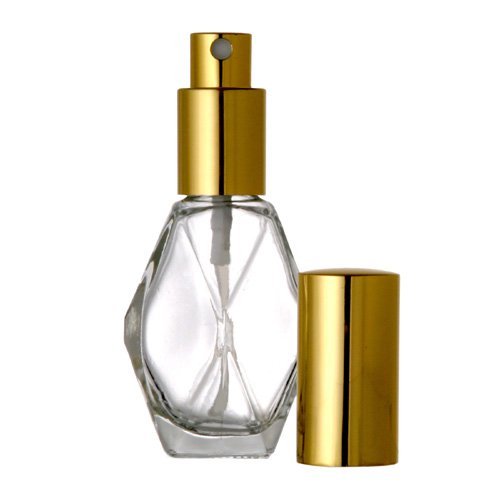 Diamond Spray Bottle. Fine Mist Perfume Cologne Atomizer for Essential Oil Aromatherapy Perfume Cologne Refillable (1 oz. 288 Bottles, Silver)