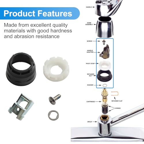 Moen Faucet Repair Kit 93980 - Replacement Single Handle | Home Repair - Image 6