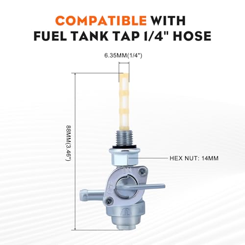 HIPA 2 Pack 90 Degree Fuel Shut Off Valve 28-1783-V | Pet Essentials - Image 8