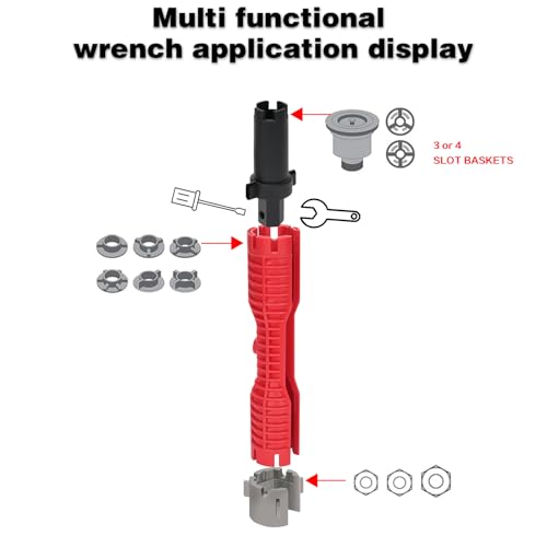 Faucet and Sink Wrench 8 in 1 - Multifunctional Faucet | Hand Tools - Image 7