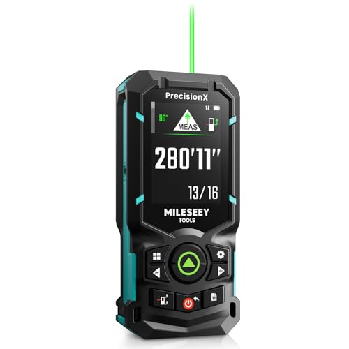 MILESEEY S50 Green Laser Distance Meter, 400 ft Laser Measure - Image 2