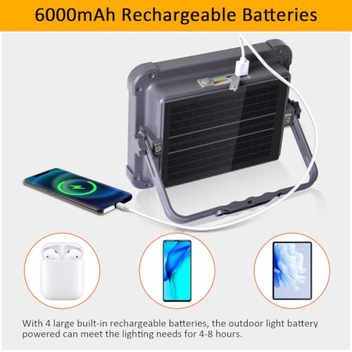MASMEJOR Rechargeable Work Light Solar, 10000LM - Image 6