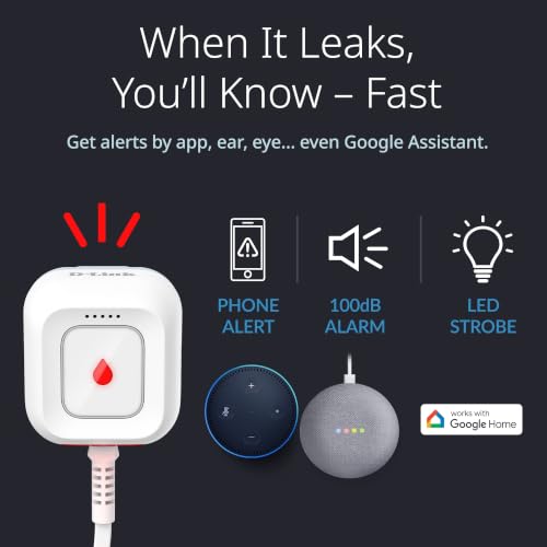 D-Link WiFi Water Leak Detector Starter Kit, with 2 Flood & Leak - Image 5
