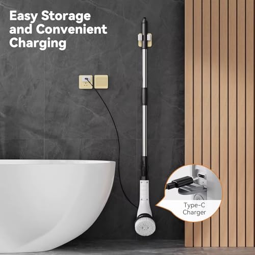 Electric Spin Scrubber, Cordless Power Cleaning Brush - Image 5