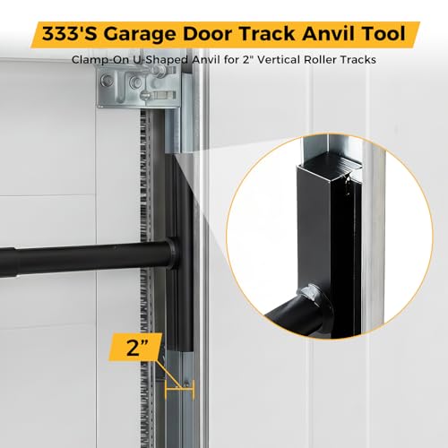 333'S Garage Door Track Anvil - Clamp-On 2-Inch Track | Hand Tools - Image 6