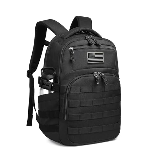 Military tactical backpack, backpack for men black | Travel Essentials - Image 2