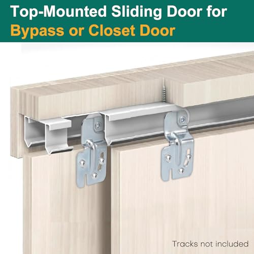 4Pair Sliding Closet Door Roller Kit with 7/8Inch Ball - Image 5
