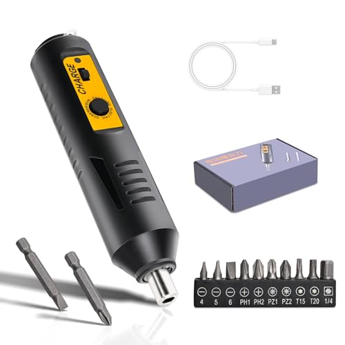 Cordless Screwdriver Rechargeable with 12 Bits & Storage Box - Image 2