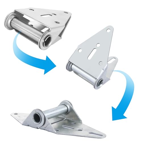8PCS Garage Door Hinges #1#2#3#4 Heavy Duty 14 Gauge - Image 7