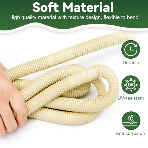 Flehomo 33Ft Universal Mini Split AC Drain Hose with End Cap, 5/8 - Image 5