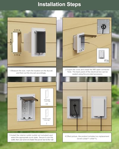 DBVR1W-1 Low Profile IN BOX Exterior Box, Outdoor Recessed - Image 5