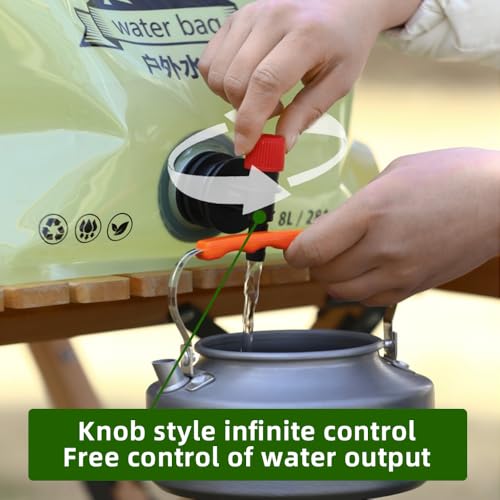 Collapsible Water Container Bag with Spigot Outdoor Water - Image 4