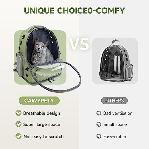 Cat Backpack Carrier, Breathable Cat Carrier Large Space - Image 3