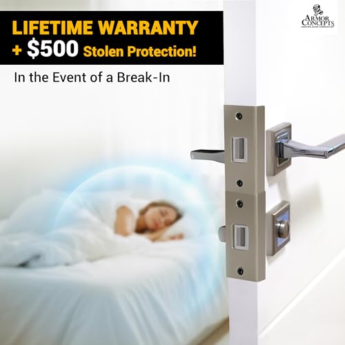 Door Armor MAX 5 Piece Door Reinforcement Kit, Anti Kick in Door - Image 3