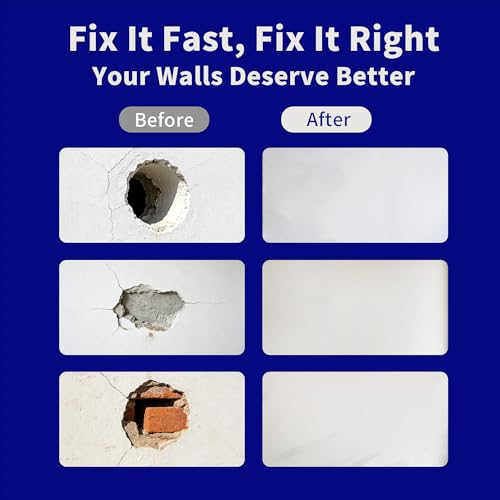 Drywall Repair Patch Kit, Self-Adhesive Aluminum Patches, 13 Pcs - Image 6