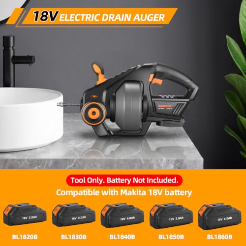 Electric Drain Auger for Makita 18V Battery, Battery Not Included - Image 3