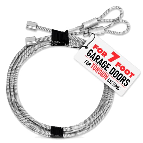 Garage Door Cable Replacement Kit for 7 Ft Door, 102 In Long - Image 2