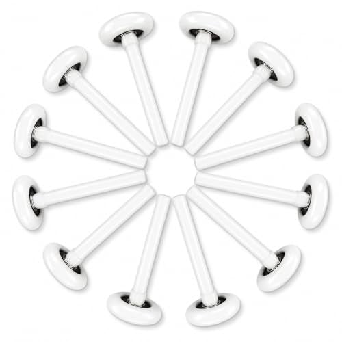 12 Pack 2" Nylon Garage Door Rollers, 4" Stem Garage Door Wheels - Image 2
