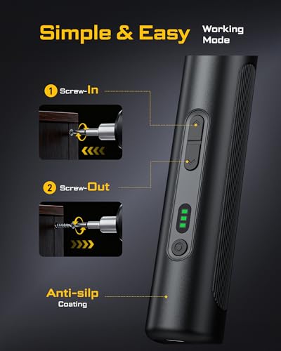 MrToNo Electric Screwdriver Set, Power Screwdriver with 33 - Image 5