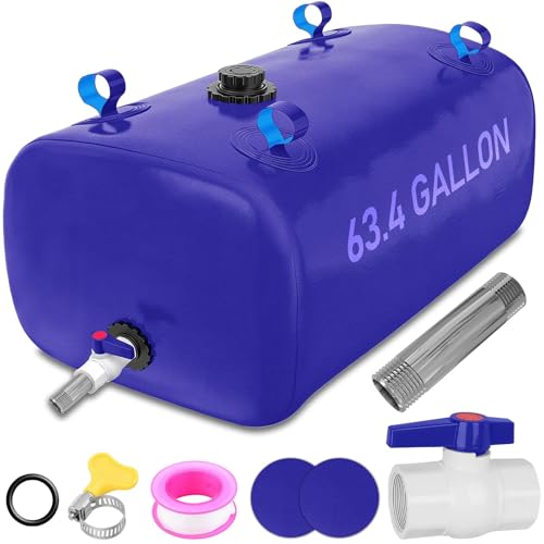 240L/63.4 Gal Large Capacity Collapsible Water Storage Bladder - Image 2