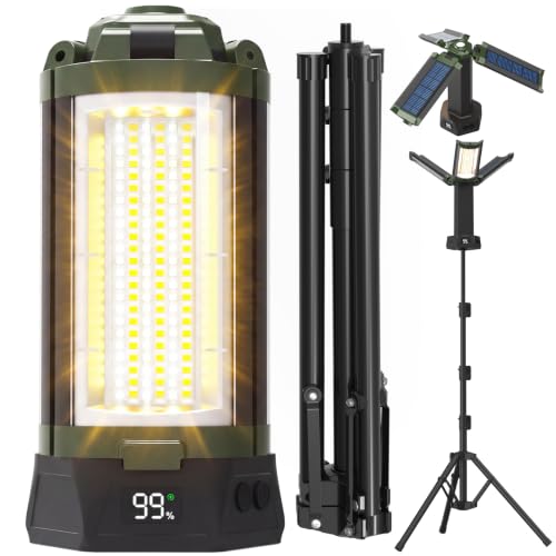 450W Solar 45000MAh Camping Light with Stand Rechargeable - Image 2