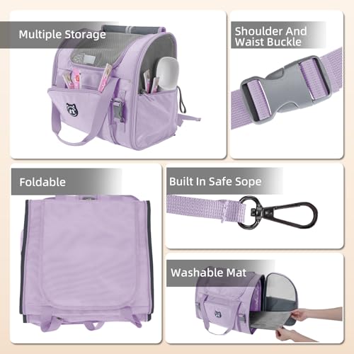 Lollimeow Cat Backpack Carrier, Large Expandable Pet | Pet Essentials - Image 7