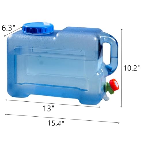 3.17 Gallon Water Container with Spigot, Portable Water Jug - Image 4