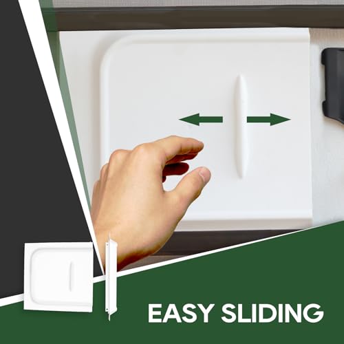 RVGUARD RV Screen Door Kit – 12" Slide & Latch Kit, Cross Door - Image 7