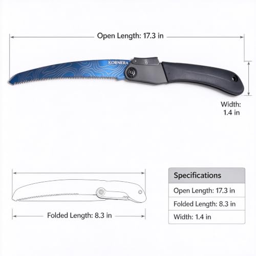 woodworking tools,Foldable Pruning Saw, SK5 High Carbon Hand Saw - Image 3