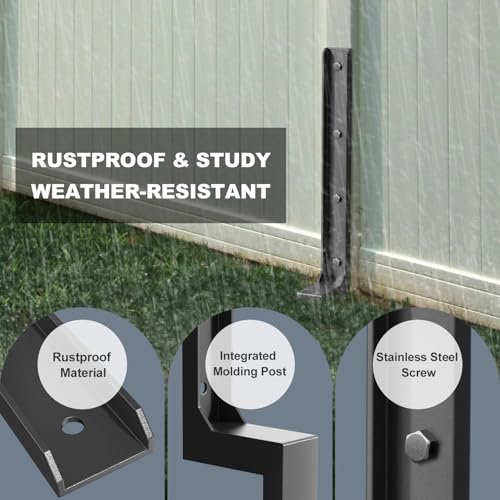 8 Pack Fence Post Repair Kit, Fence Post Repair Stakes | Home Repair - Image 4