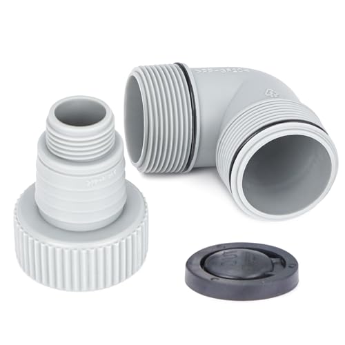 Green Expert Plastic Elbow Adapter Kit for Water Hose and Sump - Image 2