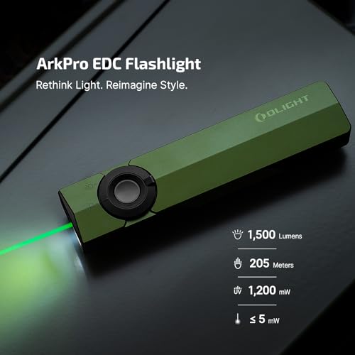 OLIGHT ArkPro EDC Flat Flashlight Rechargeable, Pocket Light - Image 3