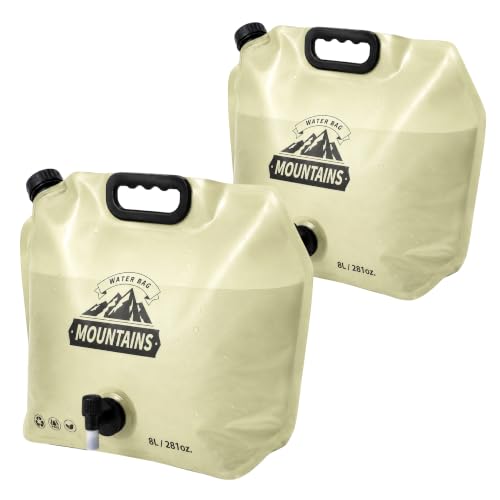 Collapsible Water Container Portable Water Jug with Spigot - Image 2