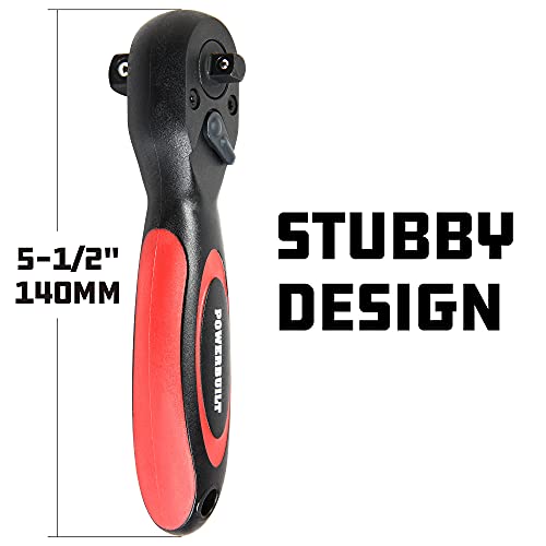 Powerbuilt Stubby 3/8 Inch and 1/2 Inch Drive Composite | Hand Tools - Image 5
