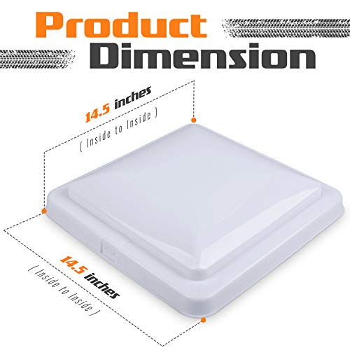 Camp'N 14 Inch Universal RV Roof Vent for Trailer, Camper - Image 5