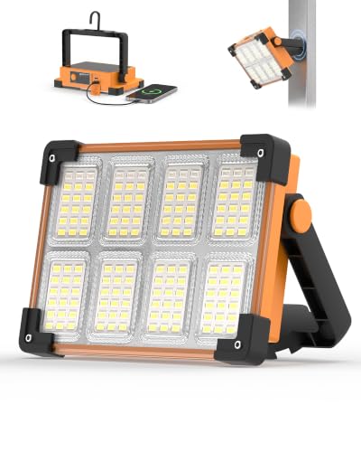 Solar Rechargeable LED Work Light with Magnetic Base - Image 2