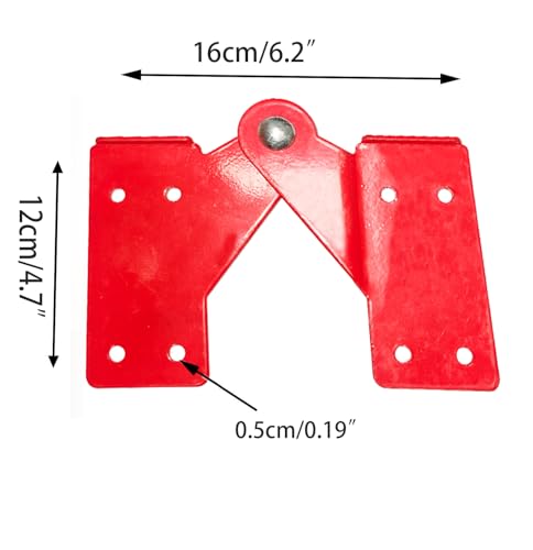 2 Pcs Attic Ladder Hinge, Aluminum Step Ladder Hinge - Image 3