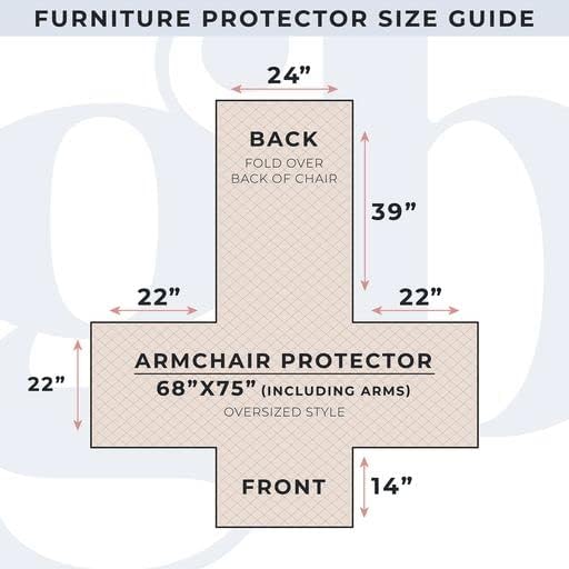 Great Bay Home Reversible Patchwork Chair Cover - Washable Slipcover Furniture Protector with Elastic Straps - Chair Cover for Dogs, Kids, and Pets - Box-Stitched Detail (Chair, Navy)